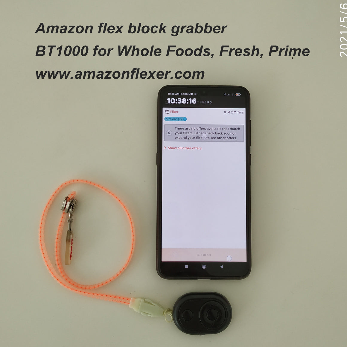 The powerful programmable block machine for Amazon Flex drivers gina