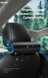 Baseus Car Air Purifier Ionizer Negative Ion Air Freshe Activated Carbon Crystal Purifying Auto Air Cleaner Freshener