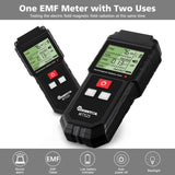 MUSTOOL MT525 Electromagnetic Radiation Tester Electric Field EMF Meter Handheld Counter Digital Dosimeter LCD Detector